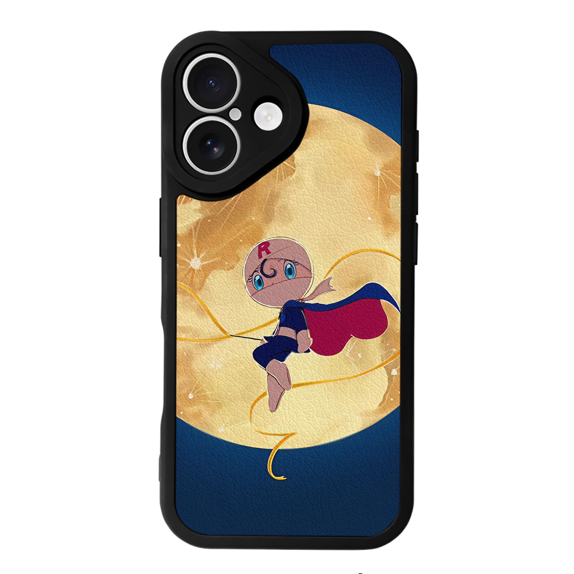 （画像用） アンパンマン Anpanman 【iPhone 16シリーズ対応】シリコンスマホケース（レザー調） 材質：シリコン